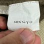 Ink + Ivy Beige & Taupe Acrylic Fringe Throw Blanket Reversible China