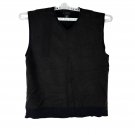 J Ferrar Mens Black Sweater Vest XL V Neck 100 Percent Cotton Made In Hong Kong J Ferrar Mens Black Sweater Vest XL V Neck 100 Percent Cotton Made In Hong Kong