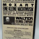 Mozart Eine Kleine Nachtmusik Cassette Bruno Walter Columbia Symphony Orchestra