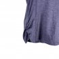 Gaiam Womens Purple Racerback Tank Top W/ Ruched Sides S