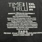 Time And Tru Womens Striped Black White 3/4 Sleeve Top Size XXL Rayon Blend