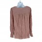 Fig And Flower Women's Pink Lace Boho Blouse Size M