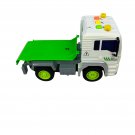 Toy Service Truck With Bright Green Flatbed And Sound Effect Buttons