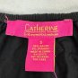Catherine Malandrino Black Womens Short-Sleeve Top Size S Stretchy Design