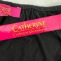 Catherine Malandrino Black Womens Short-Sleeve Top Size S Stretchy Design