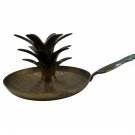 Vintage Brass Pineapple Handle Candle Holder Dish Decorative Accent Piece Vintage Brass Pineapple Handle Candle Holder Dish Decorative Accent Piece