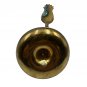 Vintage Brass Pineapple Handle Candle Holder Dish Decorative Accent Piece