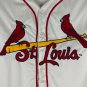 St. Louis Cardinals XL Baseball Jersey Cream Polyester Scott Credit Union Patch