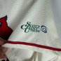 St. Louis Cardinals XL Baseball Jersey Cream Polyester Scott Credit Union Patch