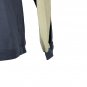 David Taylor Mens Long Sleeve Polo Shirt Size M Colorblock Khaki Gray