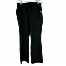 Cherokee Womens Black Drawstring Scrub Pants Size S Polyester & Cotton Blend