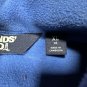 Lands End Womens XL Blue Fleece Jacket Full Zip Great Rivers Logo Polyester