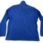 Lands End Womens XL Blue Fleece Jacket Full Zip Great Rivers Logo Polyester