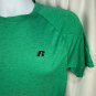 Russell Athletic Dri-Power 360 Mens Small Training Fit T-Shirt Green Activewear