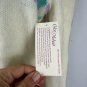 Vintage Fortune Knits Orlon & Mohair Argyle Sweater Made In USA Cream & Pastels