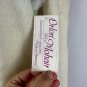 Vintage Fortune Knits Orlon & Mohair Argyle Sweater Made In USA Cream & Pastels
