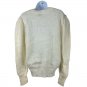 Vintage Fortune Knits Orlon & Mohair Argyle Sweater Made In USA Cream & Pastels