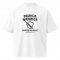 Prayer Warrior Mens Organic Oversized High Neck T-Shirt Size S-2XL