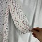 Maurices Womens Multicolor Sheer Printed Button-Front Blouse Size Medium