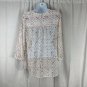 Maurices Womens Multicolor Sheer Printed Button-Front Blouse Size Medium