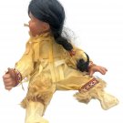 Porcelain Doll In Traditional Native-Inspired Outfit With Braided Hair & Fringe Porcelain Doll In Traditional Native-Inspired Outfit With Braided Hair & Fringe