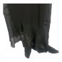 Xhilaration Womens Black Midi Dress M Ruffled Layer Adjustable Straps Polyester