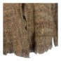 Alfred Dunner Womens Petite Sweater PS Brown Chunky Knit Shawl Collar Button