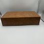 Service Mfg. Co. Brown Briefcase Cassettte Holder Case USA Vintage