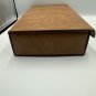 Service Mfg. Co. Brown Briefcase Cassettte Holder Case USA Vintage