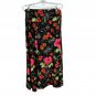 Coldwater Creek Womens Floral A-Line Skirt Black/Red Size PL Petite