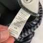 Reebok Womens L/G Long-Sleeve Black Striped Hooded Pullover Top Athleisure