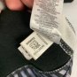 Reebok Womens L/G Long-Sleeve Black Striped Hooded Pullover Top Athleisure