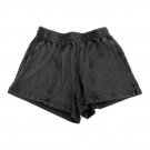 Time And Tru Womens Elastic Waist Casual Shorts Size S Black Cotton Lounge Wear