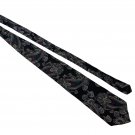 Hunting Horn Mens Paisley Silk Necktie Black & Multicolor Design 58" Long Hunting Horn Mens Paisley Silk Necktie Black & Multicolor Design 58" Long