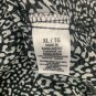 Aeropostale Womens Sleeveless Sheer Button-Down Blouse XL Animal Print