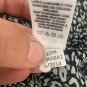 Aeropostale Womens Sleeveless Sheer Button-Down Blouse XL Animal Print