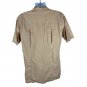 Vintage Hawk Mens Tall Man L Short Sleeve Shirt Button-Up Two Front Pockets