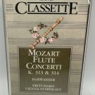 Mozart Flute Concerti K 313 & 314 Cassette Pritchard Barwahser