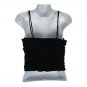 Zara Womens Black Ruched Camisole Tank Top With Adjustable Straps Size Small