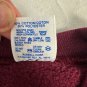 Maroon Jerzees XL Sweatshirt With Floral Quilted Star Pattern
