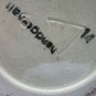 Vintage Hand-Painted German Beer Stein Pewter Lid "Hanau A.M." Rathaus Scene
