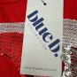 Blue b Collection Womens Poppy Red Sequin Cowgirl Boot T-Shirt Size L
