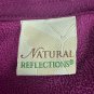 Natural Reflections Women's XL Burgundy Polyester Hooded Jacket