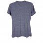Danskin Now Womens Semi-Fitted Graphic Tee I Will Not Lose S Gray/Blue