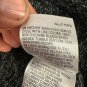 Karen Scott Womens Plus Size 1X Cardigan Charcoal Long Sleeve Open Front Knit