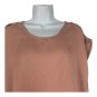 Speed Limit Womens Blush Pink Top Large Size Lightweight Button Shoulder
