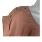 Speed Limit Womens Blush Pink Top Large Size Lightweight Button Shoulder