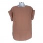 Speed Limit Womens Blush Pink Top Large Size Lightweight Button Shoulder