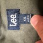 Lee XXL Womens Heritage Olive Green Long Sleeve Snap Front Shirt Dress