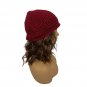 Handcrafted Deep Red Crochet Beanie Hat